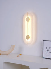 Artistieke wandlamp van dolomiet en koper met retro-uitstraling - afbeelding 3 | Noma Lighting