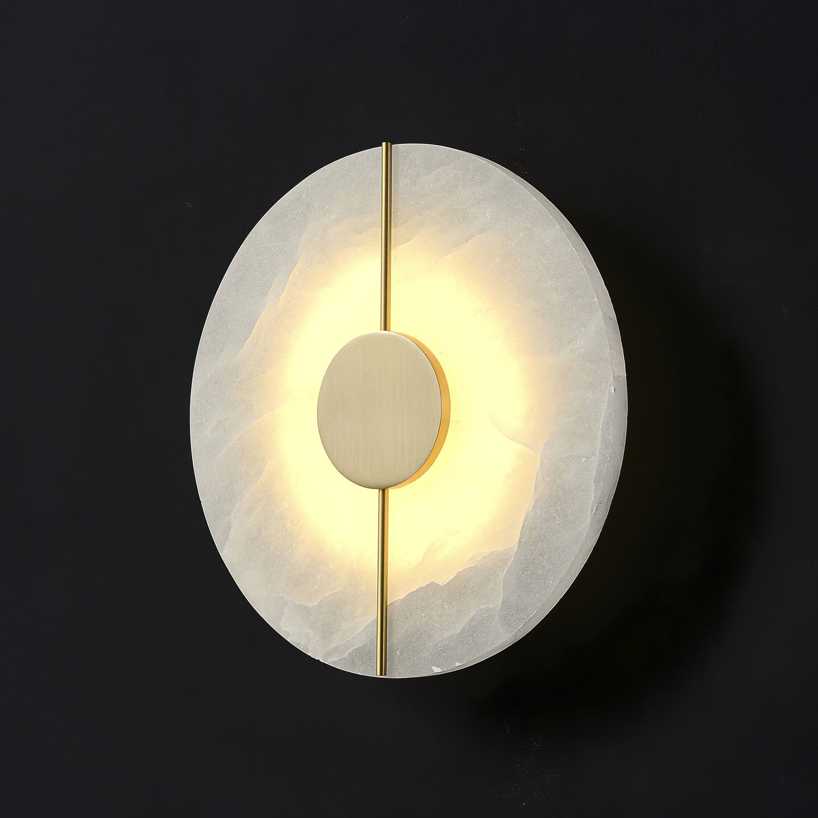 Artistieke wandlamp van dolomiet en koper met retro-uitstraling - afbeelding 37 | Noma Lighting