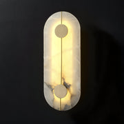 Artistieke wandlamp van dolomiet en koper met retro-uitstraling - afbeelding 38 | Noma Lighting