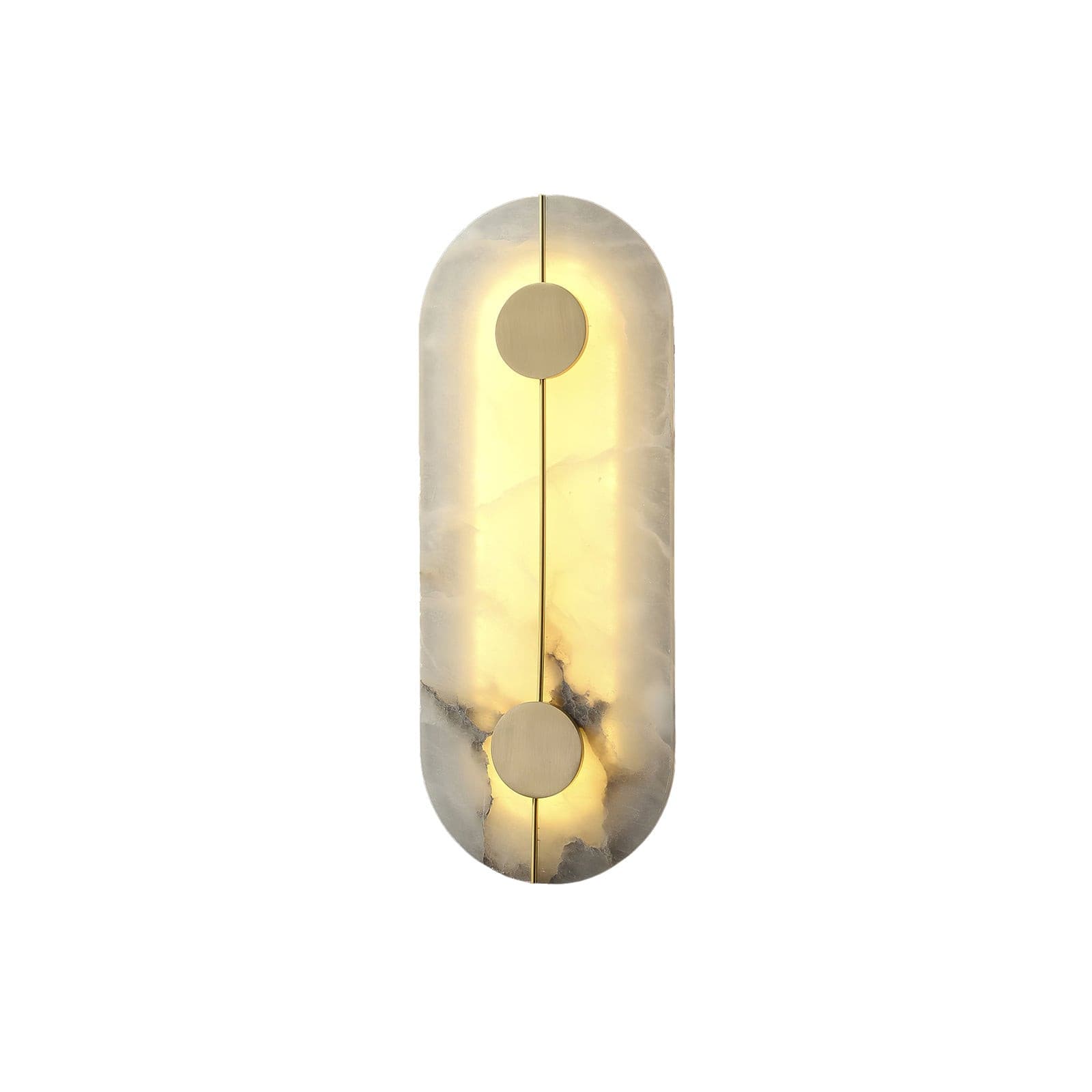 Artistieke wandlamp van dolomiet en koper met retro-uitstraling - afbeelding 43 | Noma Lighting