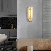 Artistieke wandlamp van dolomiet en koper met retro-uitstraling - afbeelding 48 | Noma Lighting