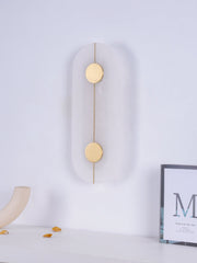 Artistieke wandlamp van dolomiet en koper met retro-uitstraling - afbeelding 8 | Noma Lighting