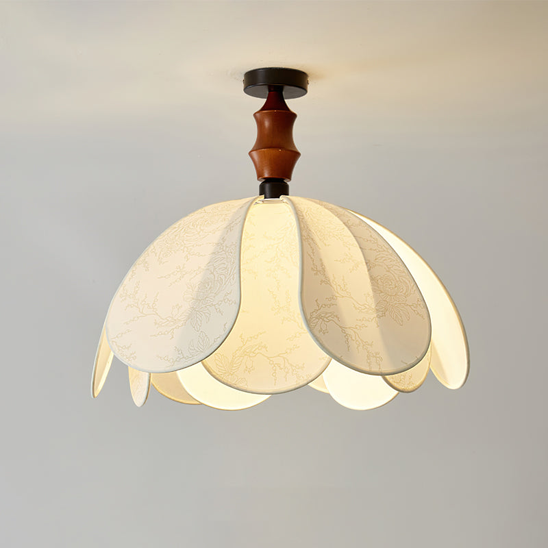 Boho Scalloped stof plafondlamp - afbeelding 12 | Noma Lighting