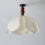 Boho Scalloped stof plafondlamp - afbeelding 4 | Noma Lighting