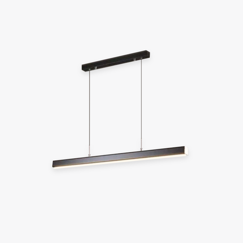 Edge Industriele LED Hanglamp Zwart Woonkamer Eettafel Metaal Acryl - afbeelding 1 | Noma Lighting