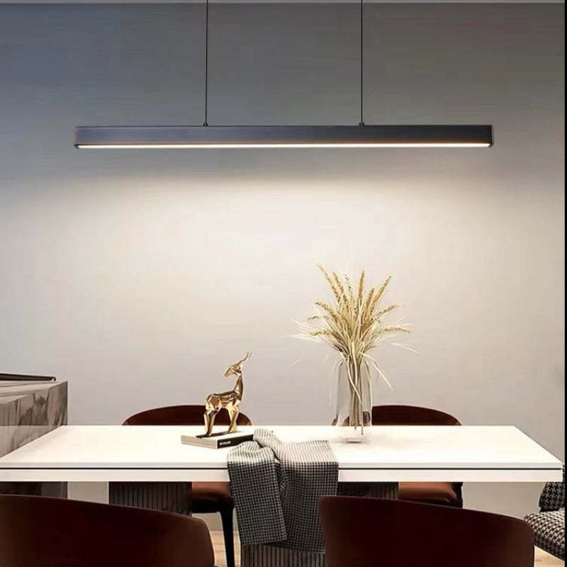 Edge Industriele LED Hanglamp Zwart Woonkamer Eettafel Metaal Acryl - afbeelding 3 | Noma Lighting