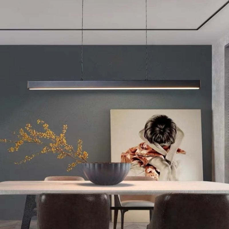 Edge Industriele LED Hanglamp Zwart Woonkamer Eettafel Metaal Acryl - afbeelding 7 | Noma Lighting