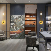 Eiroraria wandlamp sculpturale geometrie albast - afbeelding 14 | Noma Lighting