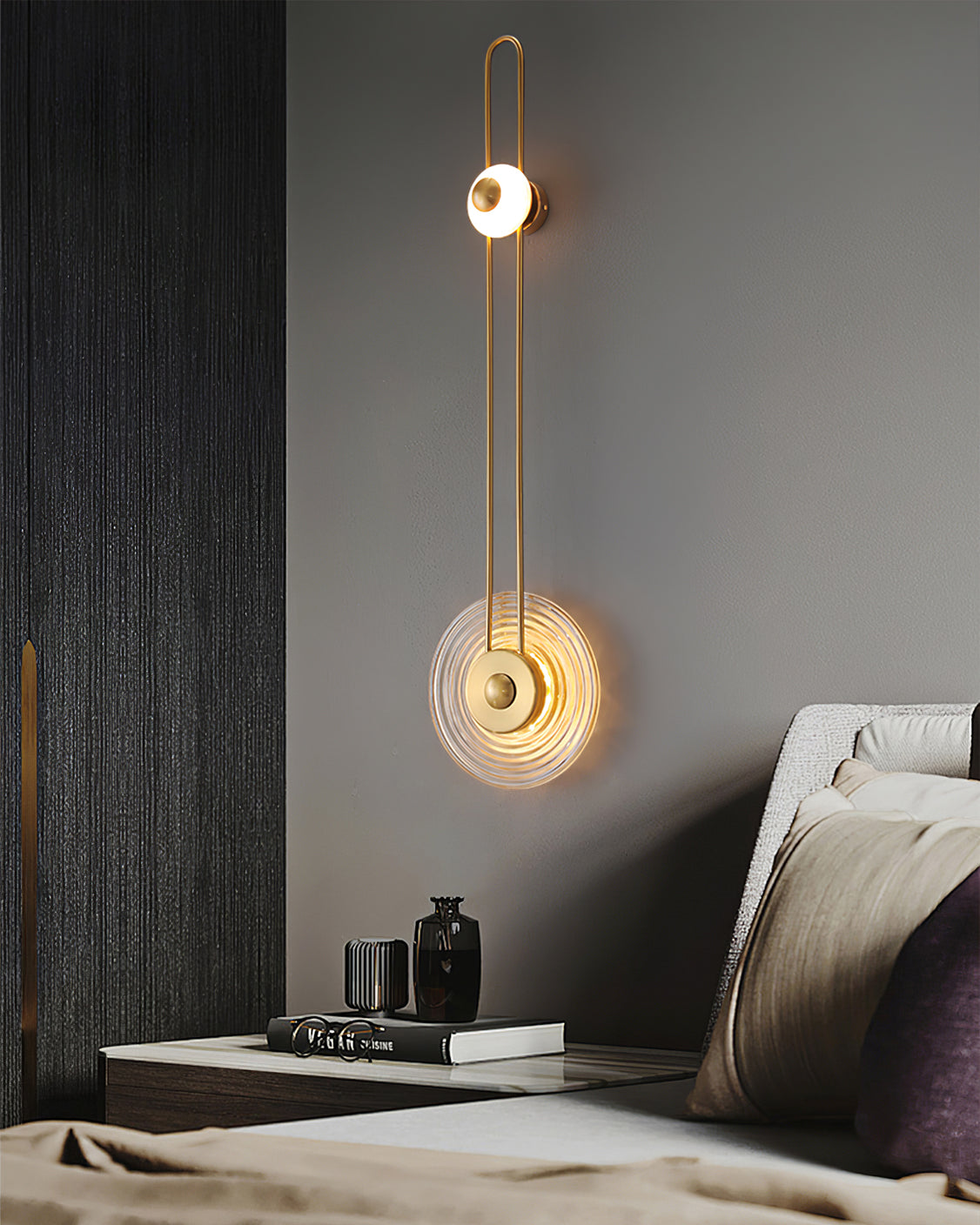 Eiroraria wandlamp sculpturale geometrie albast - afbeelding 7 | Noma Lighting