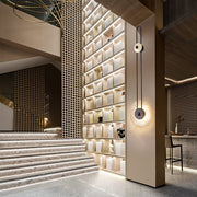 Eiroraria wandlamp sculpturale geometrie albast - afbeelding 9 | Noma Lighting