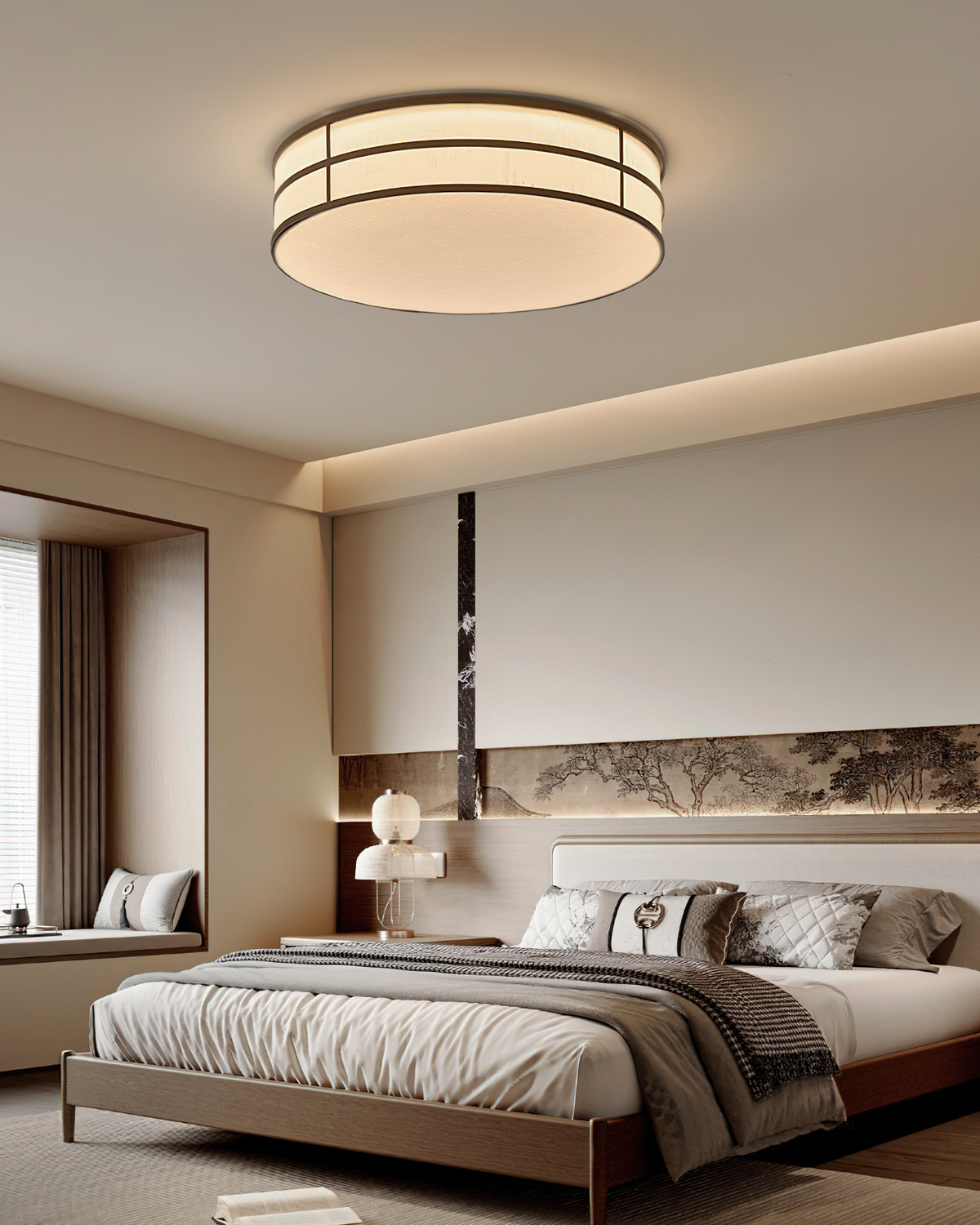 Elairena LED vlakke plafondlamp - afbeelding 2 | Noma Lighting