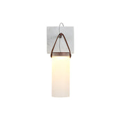 Galerie wandlamp Fontana glas leer marmer - afbeelding 18 | Noma Lighting