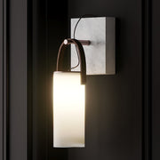 Galerie wandlamp Fontana glas leer marmer - afbeelding 21 | Noma Lighting