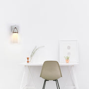 Galerie wandlamp Fontana glas leer marmer - afbeelding 25 | Noma Lighting