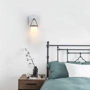 Galerie wandlamp Fontana glas leer marmer - afbeelding 26 | Noma Lighting