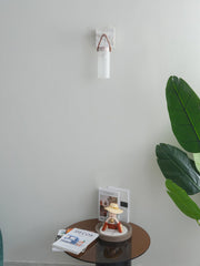 Galerie wandlamp Fontana glas leer marmer - afbeelding 5 | Noma Lighting