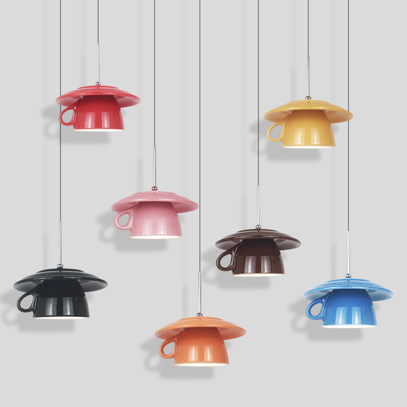 Hailie Modern Kleurrijk Kop Keramisch LED Hanglampen - afbeelding 2 | Noma Lighting