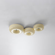 Hailie Vintage LED Plafondlamp Wit Metaal Glas Badrum Slaapkamer - afbeelding 10 | Noma Lighting