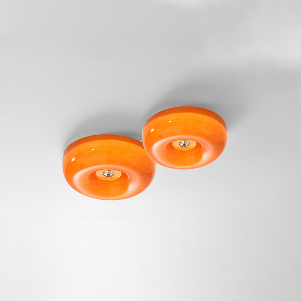 Hailie Vintage LED Plafondlamp Wit Metaal Glas Badrum Slaapkamer - afbeelding 11 | Noma Lighting