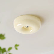Hailie Vintage LED Plafondlamp Wit Metaal Glas Badrum Slaapkamer - afbeelding 15 | Noma Lighting