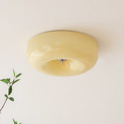 Hailie Vintage LED Plafondlamp Wit Metaal Glas Badrum Slaapkamer - afbeelding 2 | Noma Lighting