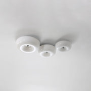 Hailie Vintage LED Plafondlamp Wit Metaal Glas Badrum Slaapkamer - afbeelding 8 | Noma Lighting