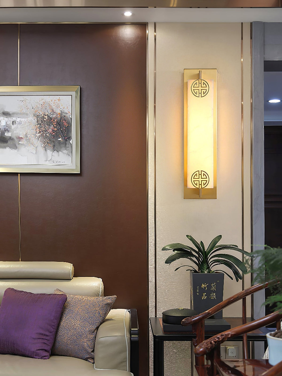 Kelen albasten wandlamp 4 Style - afbeelding 5 | Noma Lighting