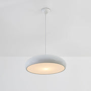 Leilani Moderne Ronde Hanglampen Wit Metaal Slaapkamer Woonkamer - afbeelding 12 | Noma Lighting