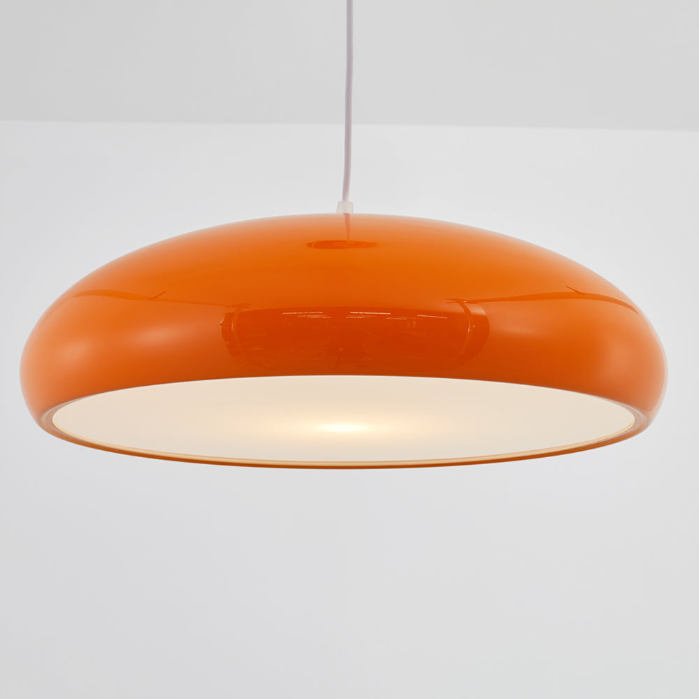 Leilani Moderne Ronde Hanglampen Wit Metaal Slaapkamer Woonkamer - afbeelding 18 | Noma Lighting