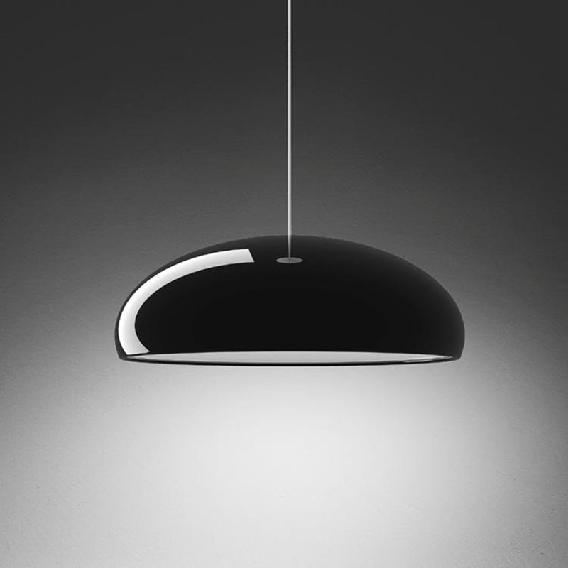 Leilani Moderne Ronde Hanglampen Wit Metaal Slaapkamer Woonkamer - afbeelding 8 | Noma Lighting