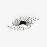 Lowry  Moderne Vuurwerk LED Plafondlampen Zwart Goud Woonkamer - afbeelding 1 | Noma Lighting
