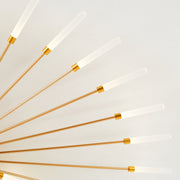 Lowry  Moderne Vuurwerk LED Plafondlampen Zwart Goud Woonkamer - afbeelding 25 | Noma Lighting