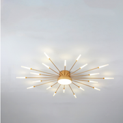 Lowry  Moderne Vuurwerk LED Plafondlampen Zwart Goud Woonkamer - afbeelding 9 | Noma Lighting