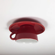 Morandi Moderne Koffiekopjes Keramische Plafondverlichting Blauw/Roze/Geel - afbeelding 11 | Noma Lighting