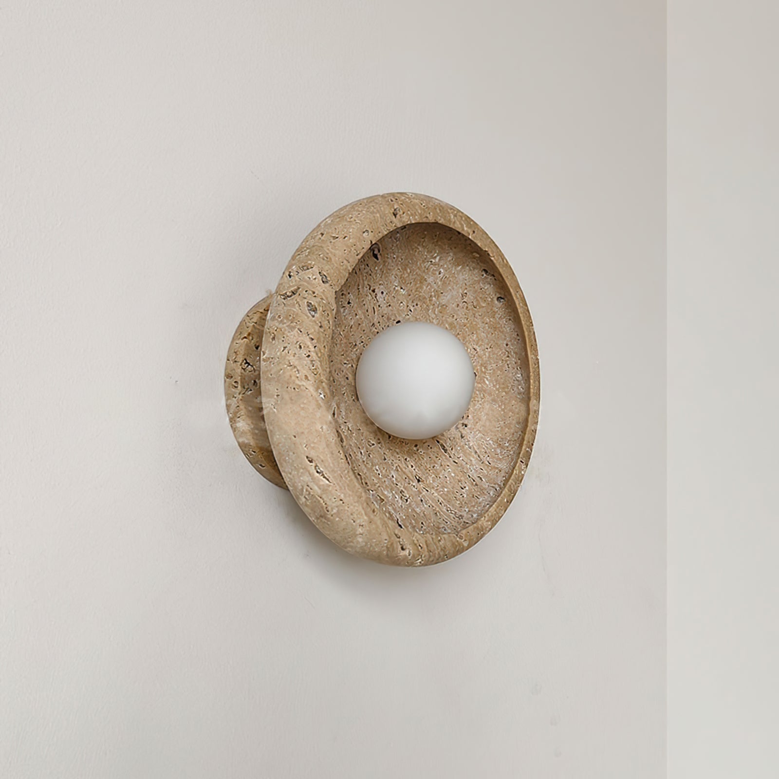 Neptune travertin wandlamp ringvormig - afbeelding 5 | Noma Lighting