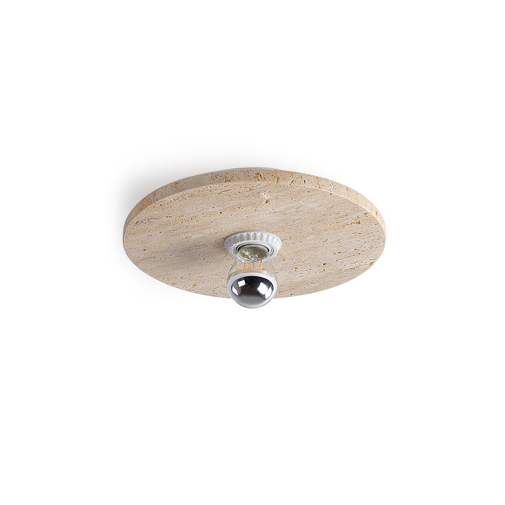 Norarora travertin Vlakke plafondlamp - afbeelding 1 | Noma Lighting