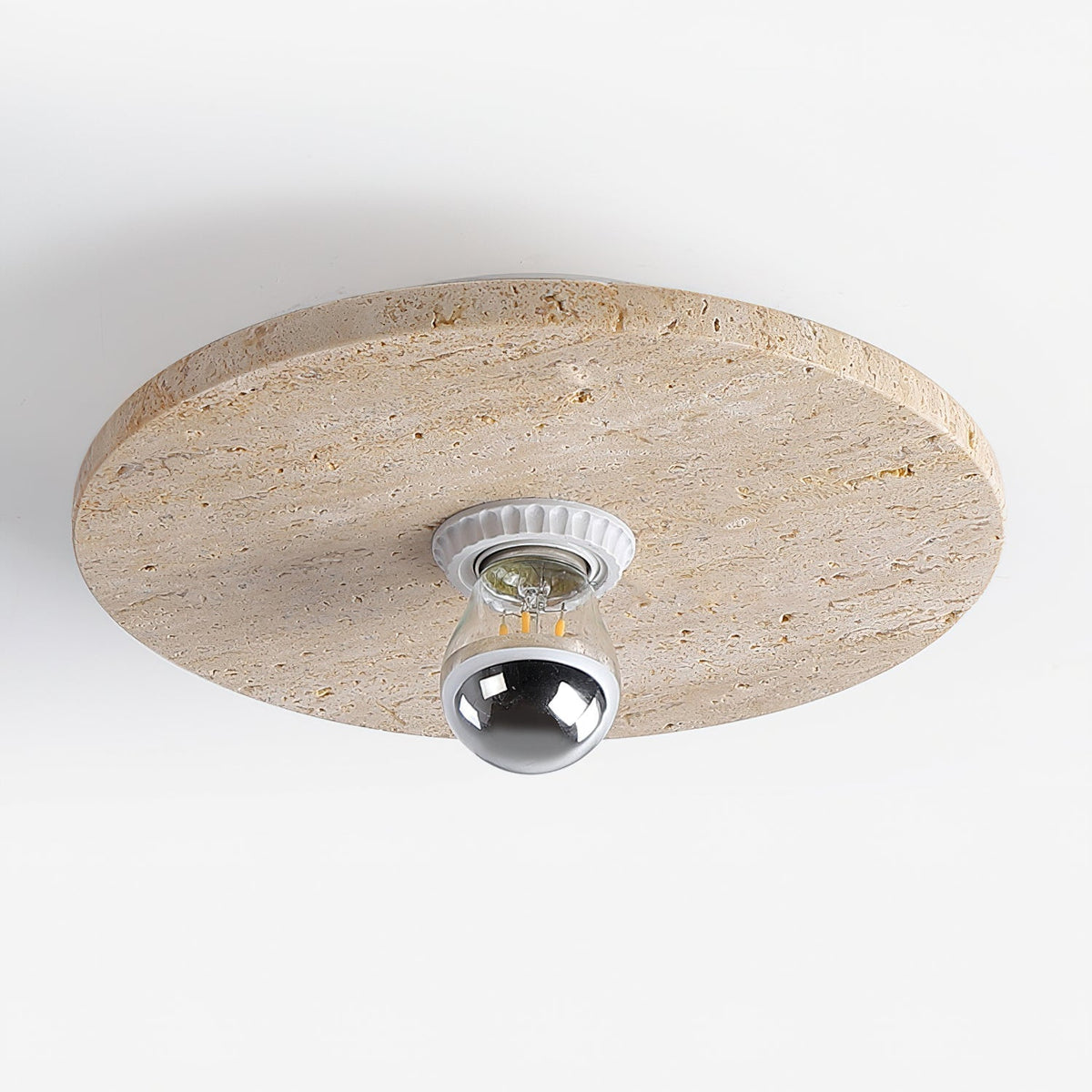 Norarora travertin Vlakke plafondlamp - afbeelding 12 | Noma Lighting