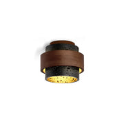 Noruaine zwarte travertin plafondlamp - afbeelding 1 | Noma Lighting