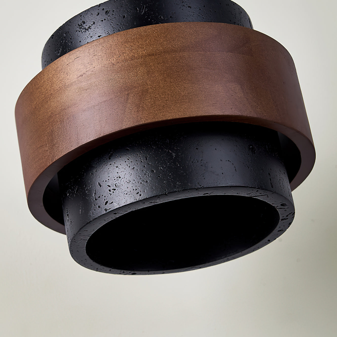 Noruaine zwarte travertin plafondlamp - afbeelding 10 | Noma Lighting