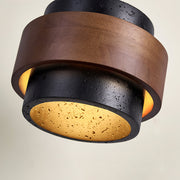 Noruaine zwarte travertin plafondlamp - afbeelding 9 | Noma Lighting