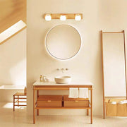 Ozawa Modern Spiegel LED Wandlamp Hout Glas Metaal Badkamer - afbeelding 5 | Noma Lighting
