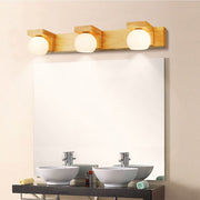Ozawa Modern Spiegel LED Wandlamp Hout Glas Metaal Badkamer - afbeelding 7 | Noma Lighting