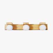 Ozawa Modern Spiegel LED Wandlamp Hout Glas Metaal Badkamer - afbeelding 9 | Noma Lighting