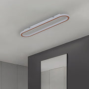 Quinn Minimalistisch Elliptische LED Plafondlamp Metaal/Acryl Zwart/Goud/Roségoud - afbeelding 10 | Noma Lighting