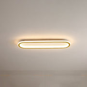 Quinn Minimalistisch Elliptische LED Plafondlamp Metaal/Acryl Zwart/Goud/Roségoud - afbeelding 13 | Noma Lighting