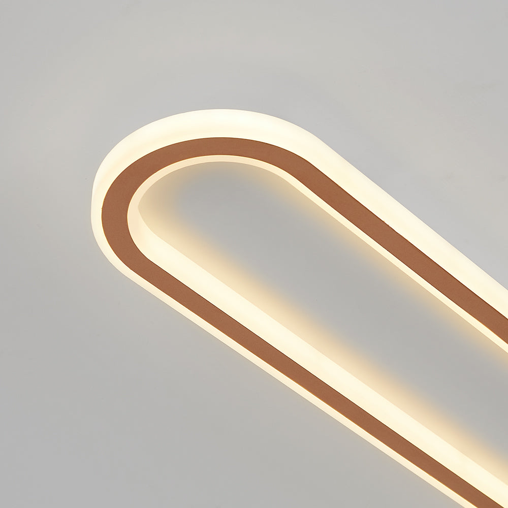 Quinn Minimalistisch Elliptische LED Plafondlamp Metaal/Acryl Zwart/Goud/Roségoud - afbeelding 18 | Noma Lighting