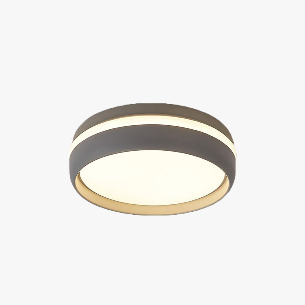 Quinn Moderne Design LED Plafondlamp Metaal Acryl Zwart Woonkamer - afbeelding 1 | Noma Lighting