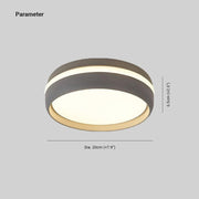 Quinn Moderne Design LED Plafondlamp Metaal Acryl Zwart Woonkamer - afbeelding 5 | Noma Lighting
