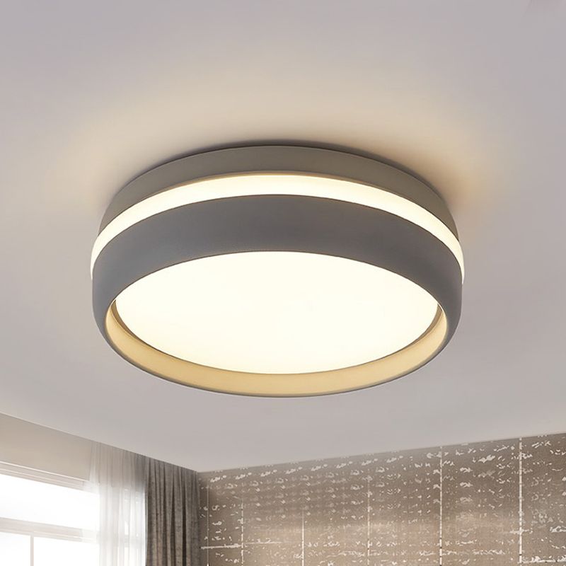 Quinn Moderne Design LED Plafondlamp Metaal Acryl Zwart Woonkamer - afbeelding 7 | Noma Lighting