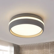 Quinn Moderne Design LED Plafondlamp Metaal Acryl Zwart Woonkamer - afbeelding 7 | Noma Lighting
